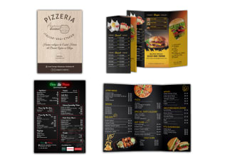 create food flyer design or food poster for your restaurant