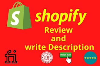 import bulk reviews for shopify and writing descriptions