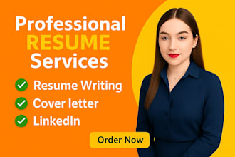write professional resume writng,CV and cover letter