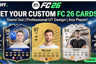 make your own custom eafc 26 ultimate team card