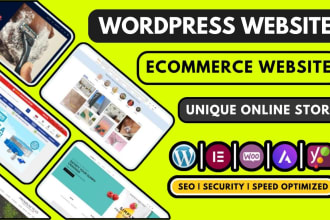 develop ecommerce store, woocommerce customization, wordpress website design