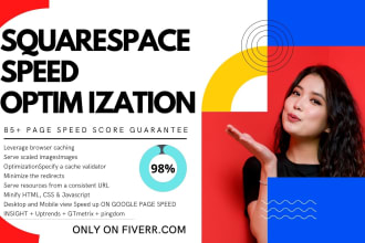 optimize squarespace on google pagespeed insight