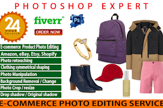 do ecommerce photo editing and retouching in photoshop