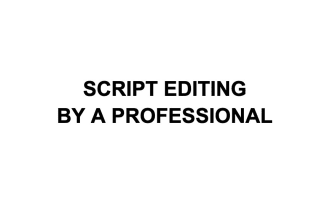 proofread and mark up your script