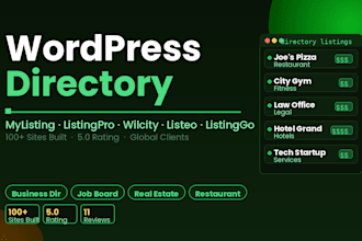 build a local business directory website with wordpress