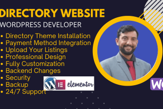 build directory listings website