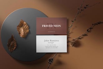 do modern luxury minimalist business card for you
