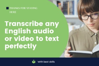do text to audio and transcribe podcast interviews or youtube transcription