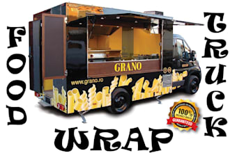 do truck wrap design food truck wrap van wrap vehicle wrap car wrap design