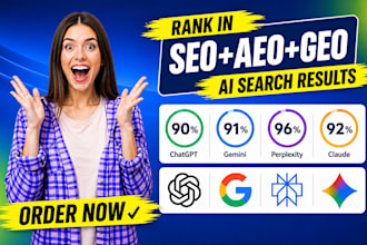increase ai visibility score to rank website in chatgpt gemini with aeo GEO SEO