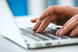 offer typing and typesetting services