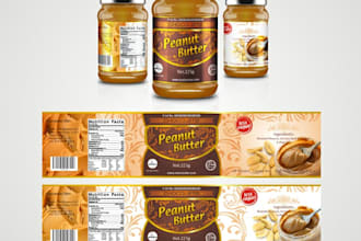 do excellent design peanut honey jam cans product packaging