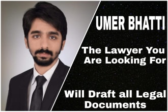 draft contracts, agreements and other legal documents
