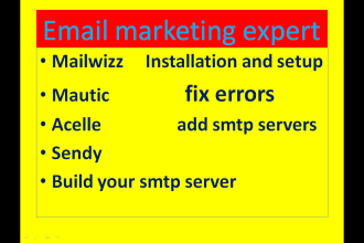 be your mailwizz expert to install  or fix issues
