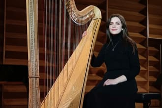 record the harp for your project