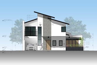 render elevations using photoshop