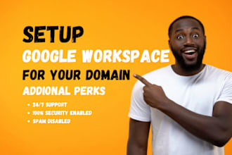 quickly setup gsuite, google workspace, domain email in 1 hr