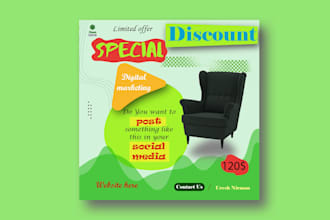 create flyers and advertisement posts for your business