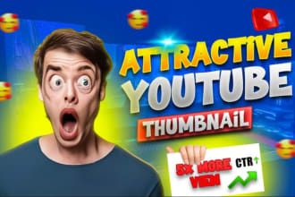 design viral youtube high CTR thumbnail