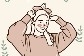 drawing simple line art of your photo