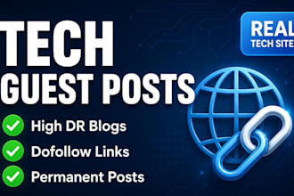 publish guest posts on tech blogs