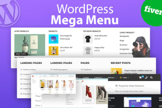 create advance mega menu with mega menu expert