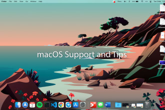 install, troubleshoot, provide suggestions for macos software