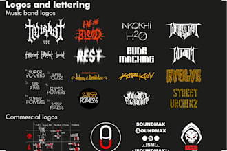 make an authentic band or musician logo