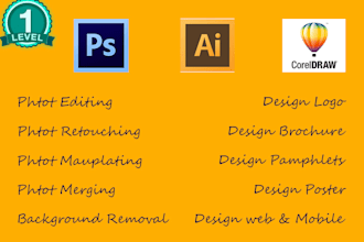 do photoshop and graphic work for you