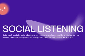do social listening for your brand or product