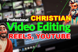 make christian reels short video ads, editing, vlogs