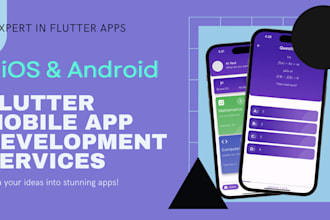 be your flutter developer crafting android and ios apps