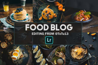 do food photo editing using adobe lightroom