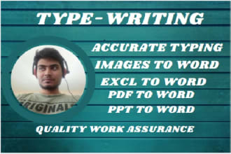 do fast typewrite copy from pdf, image to word excel, retype scanned documents