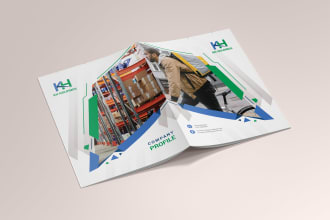 do company profile, annual report or business brochure design
