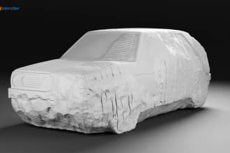 do 3d car modeling, car stl for 3d printing