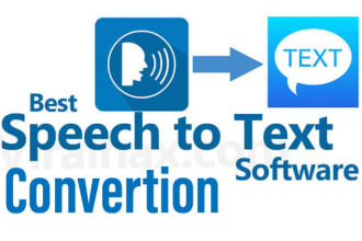 convert speech to text or transcribe audio or video to text transcription