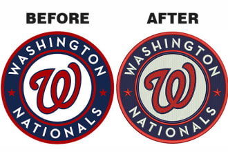 do beautiful embroidery digitizing design into dst, pes in 1 hour