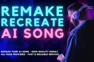 remake or recreate ai songs into professional production