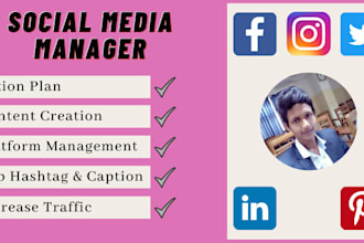be your professional social media marketing manager