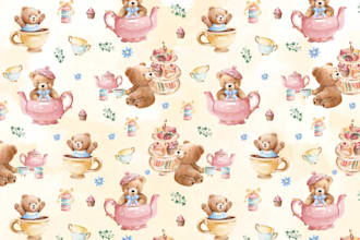 design cute pattern and illustration