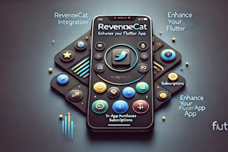 integrate revenuecat for flutter in app purchases