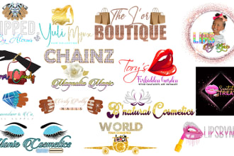 do stunning hand drawn kids baby fashion clothing boutique logo