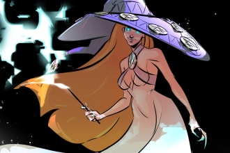 draw your oc , rpg , dnd character or character sheet