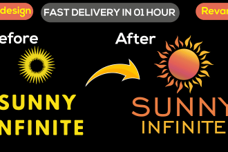 redesign, vector trace, revamp, recreate, modify, fix your existing logo