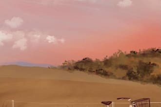 create a lofi, chill illustration, nft or background art
