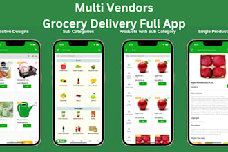 build ecommerce multi vendors platform android ios website
