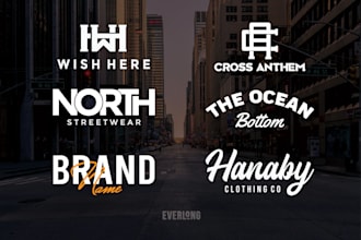 design a simple urban streetwear clothing brand logo