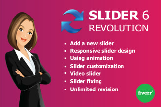 create responsive slider and fix slider revolution