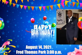 create a birthday  slideshow